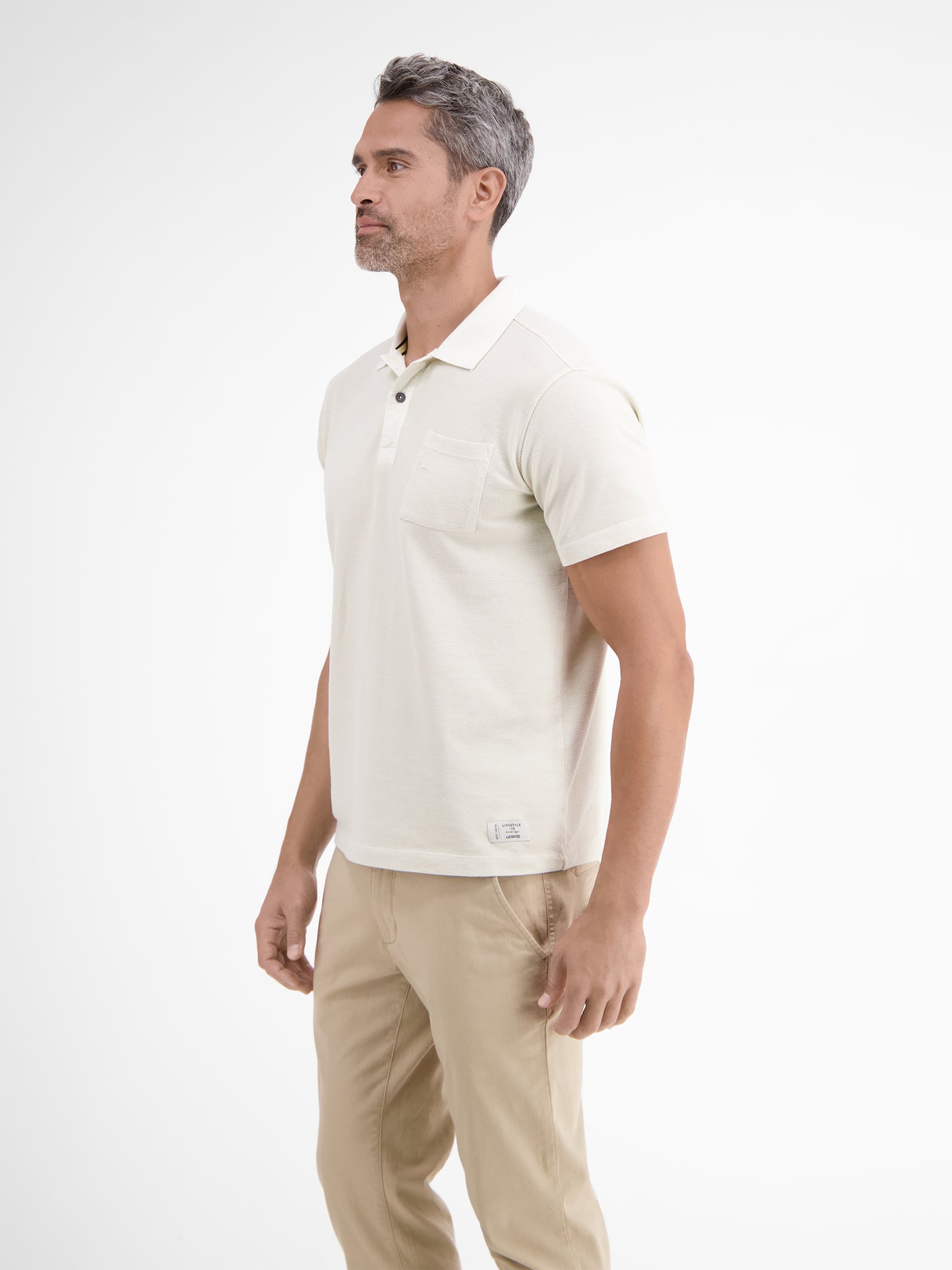 piqué Polo SHOP shirt LERROS in – two-tone