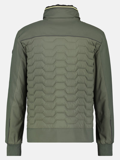 Blouson in quilted nylon mix