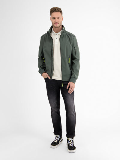 Blouson in quilted nylon mix