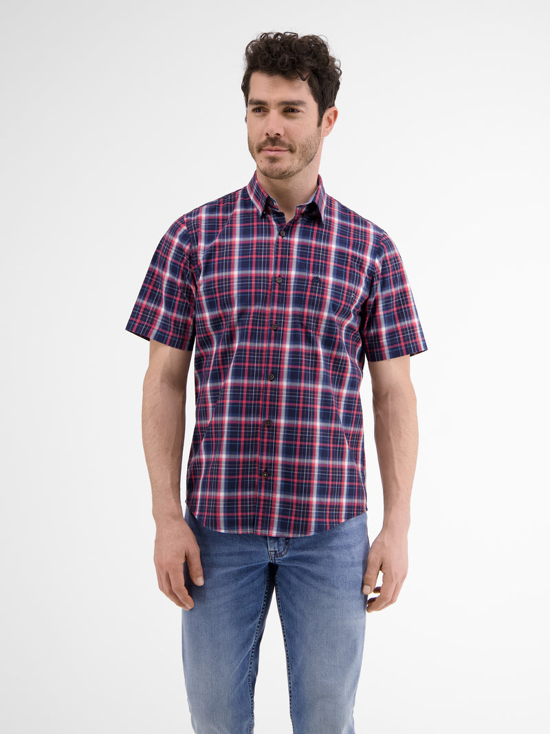 Halbarmhemd *Poplin Check* - LERROS