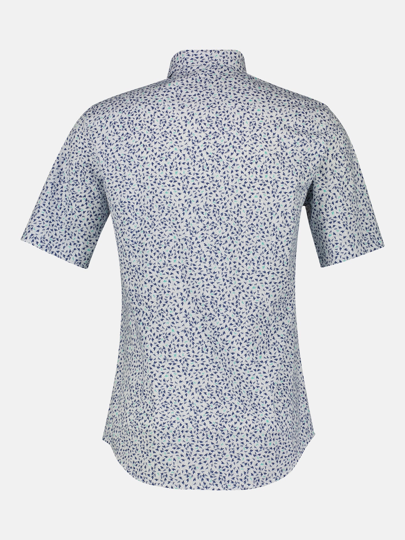 Shirt met halve mouwen en all-over print