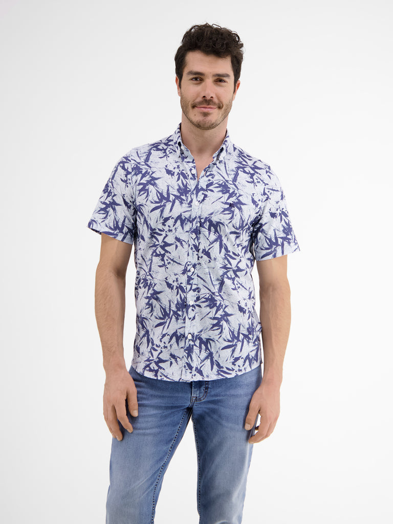 beliebter großer Rabatt Kurzarmhemd mit floralem AOP – SHOP LERROS