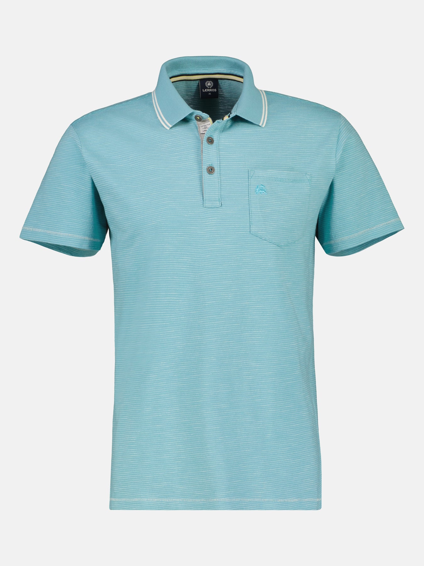 Polo shirt with – SHOP LERROS fineliner stripes