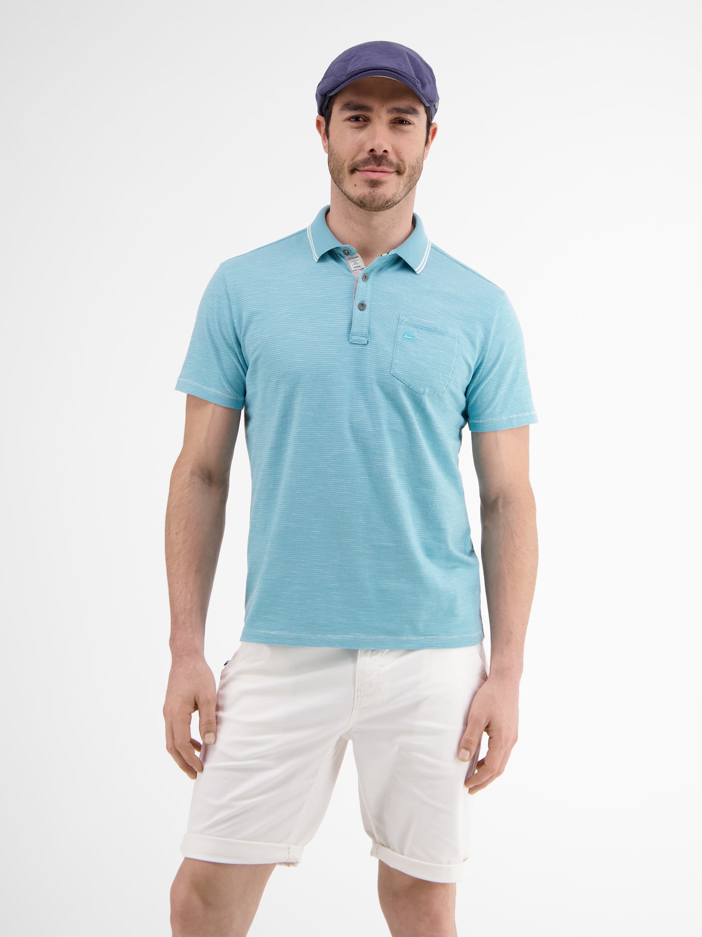 Polo shirt with fineliner stripes – LERROS SHOP