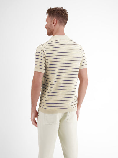 Polo shirt in a summery, stylish knit look