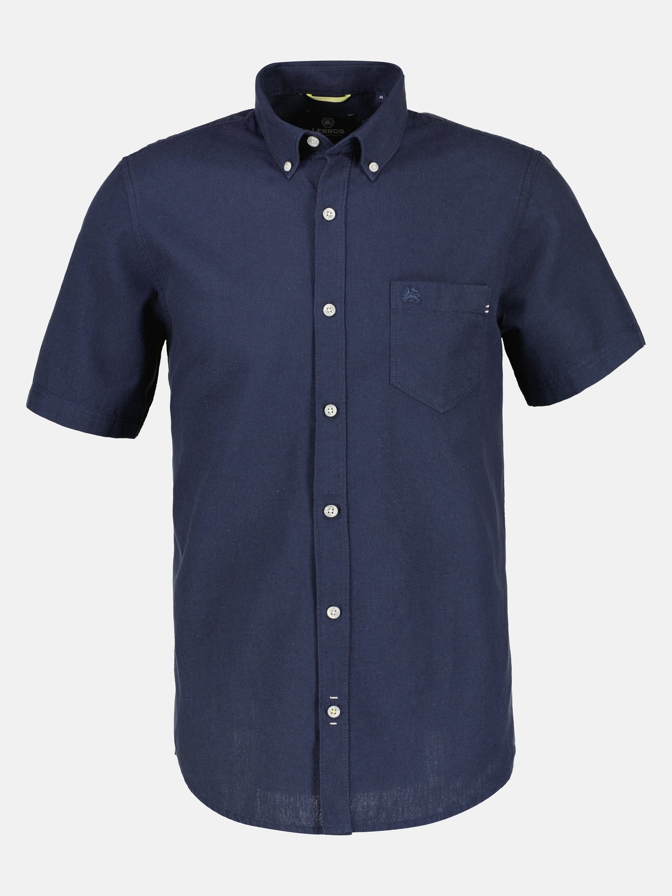 Short-sleeved shirt, cotton-linen mix – LERROS SHOP