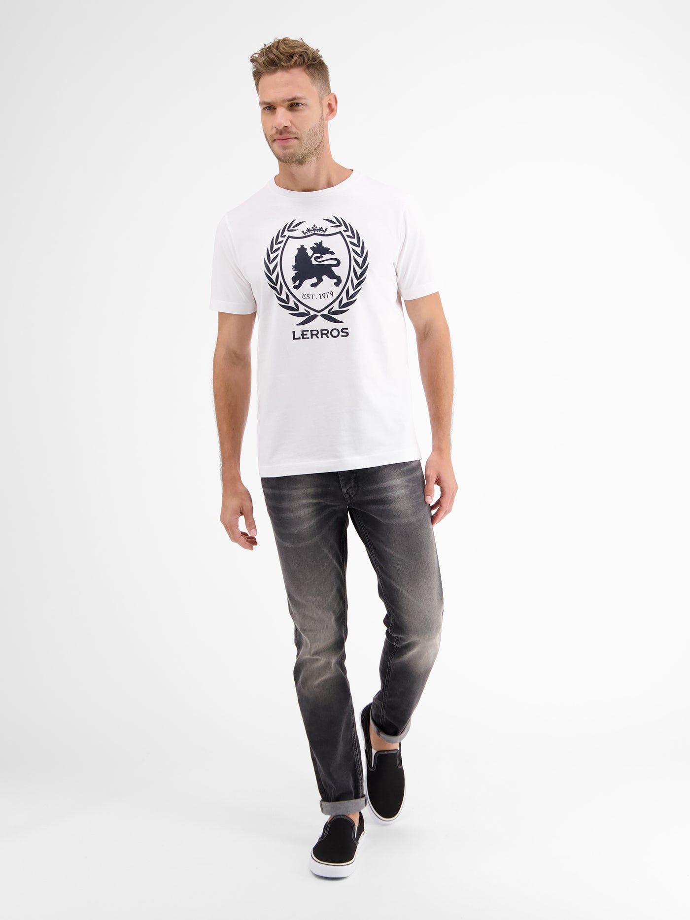 T-Shirt, Logoprint – LERROS SHOP