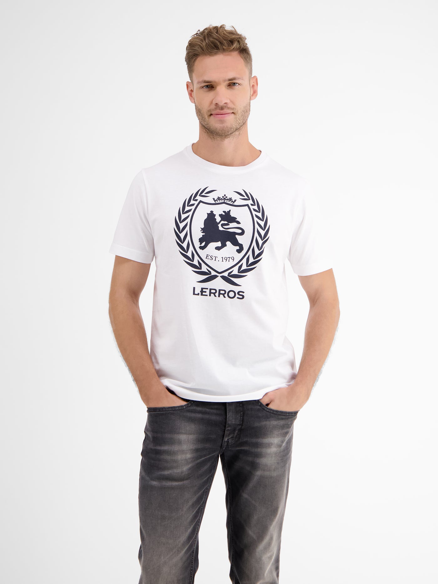 T-shirt, logo print – LERROS SHOP | 