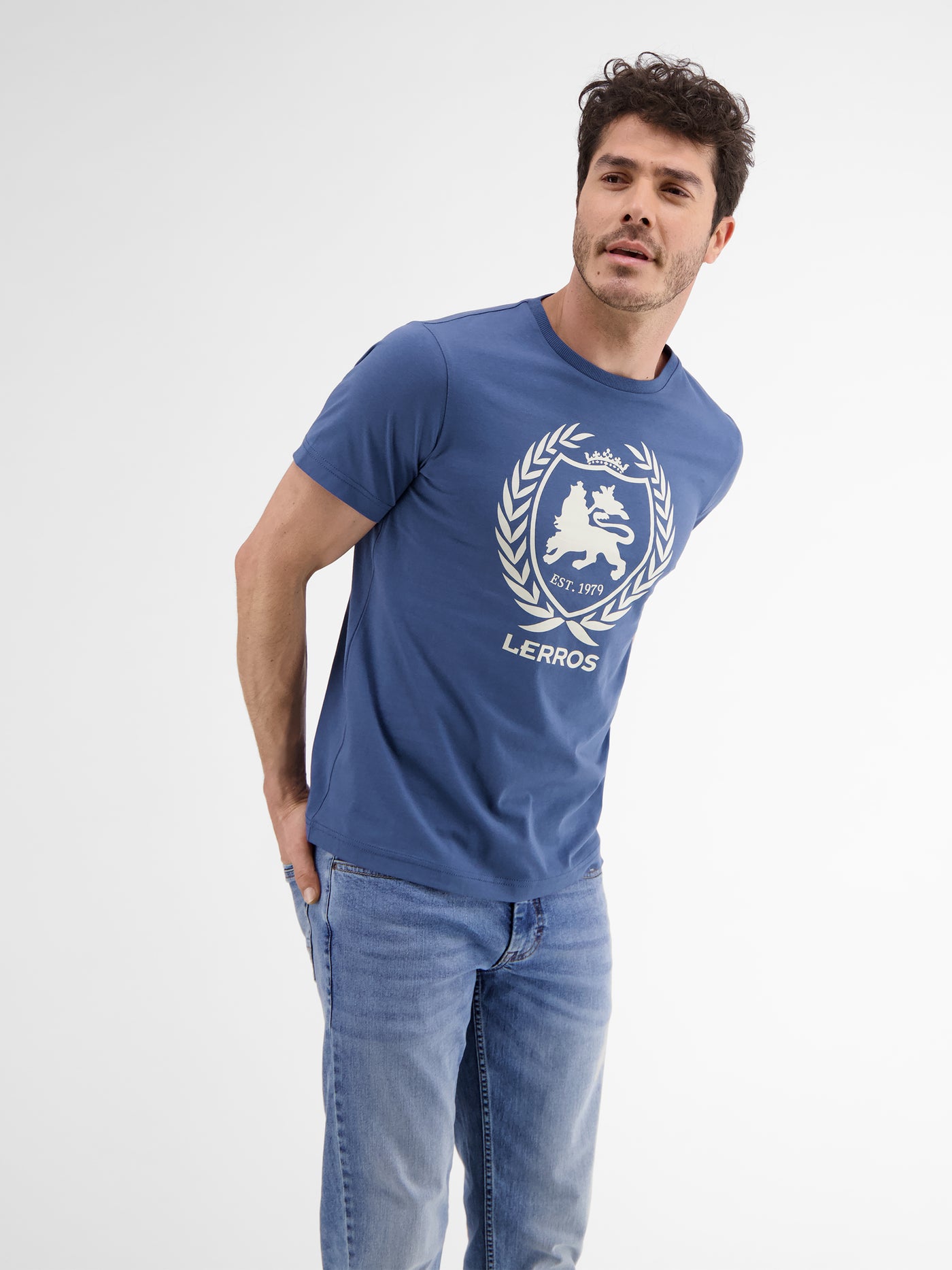 T-shirt, logo print – LERROS SHOP
