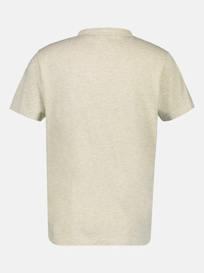 Serafino shirt in melange quality