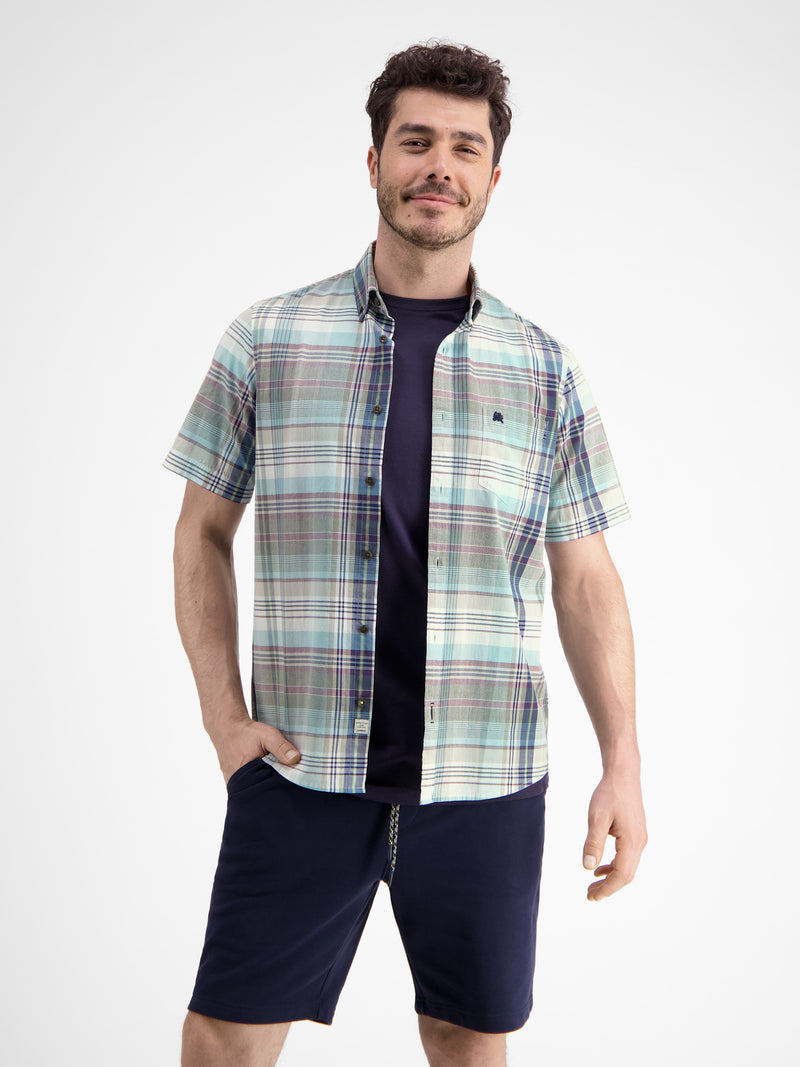 Halbarmhemd, kariert - LERROS