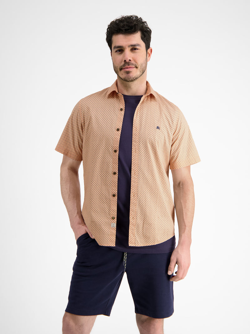 Kurzarmhemd *Geometric AOP* - LERROS