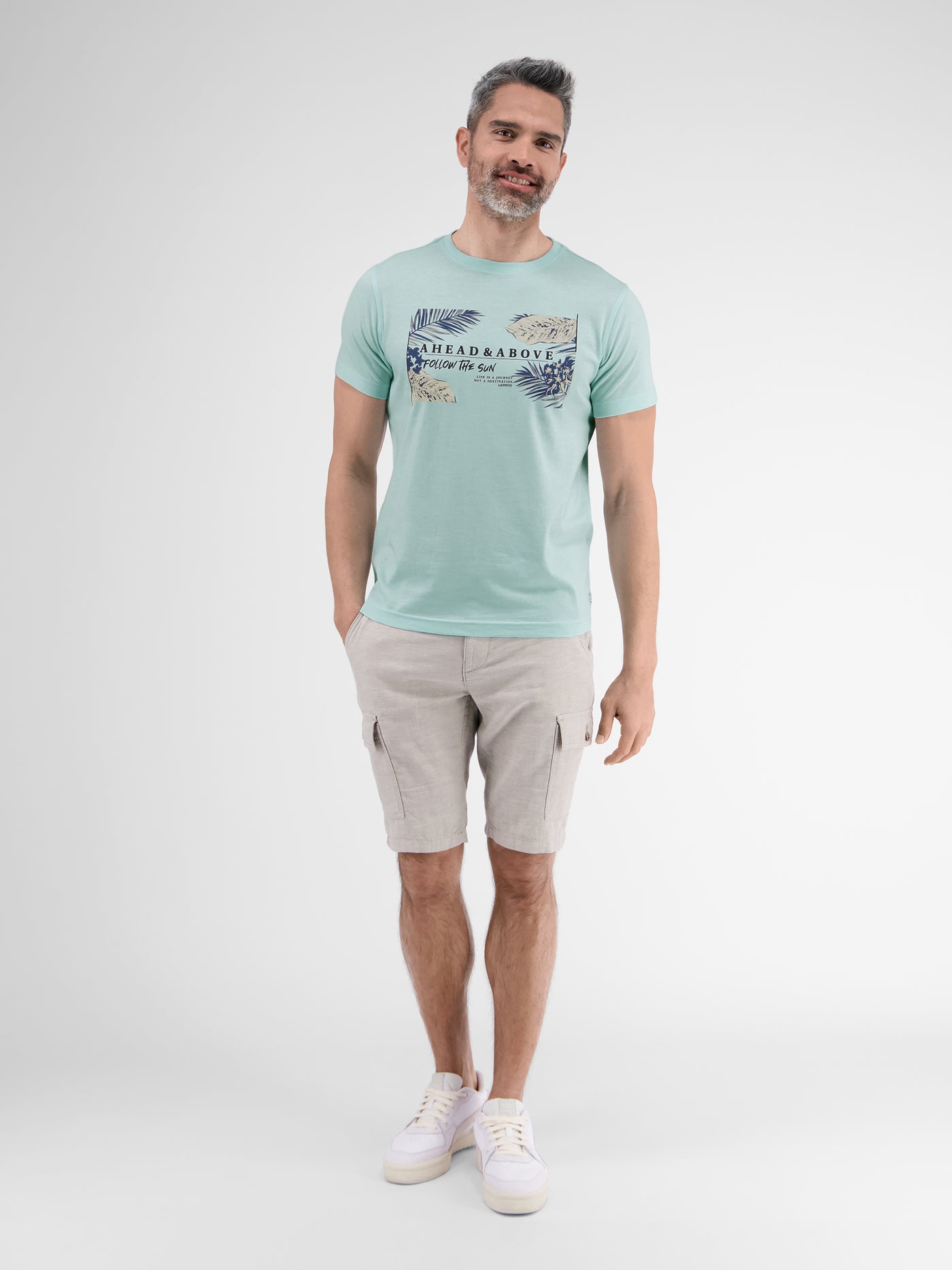 T-Shirt mit Design-Fotoprint