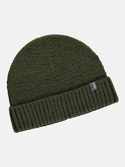 Textured knit hat