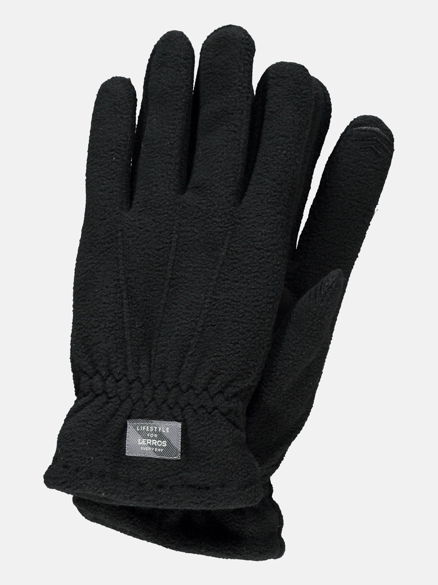 Fleece glove, plain colour