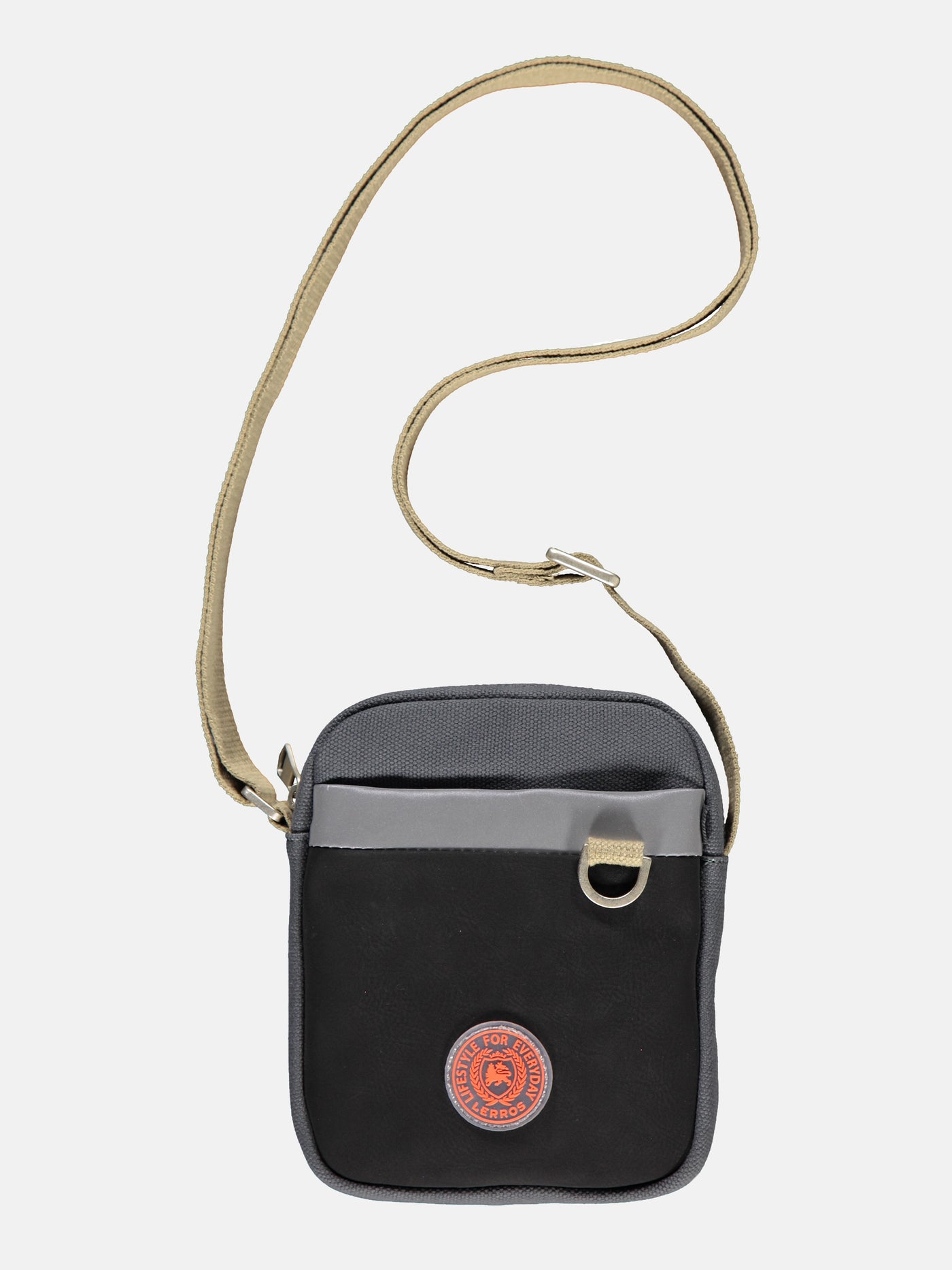 Small crossbody bag with reflective details