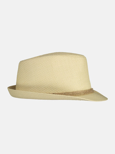 Classic straw hat in Panama style