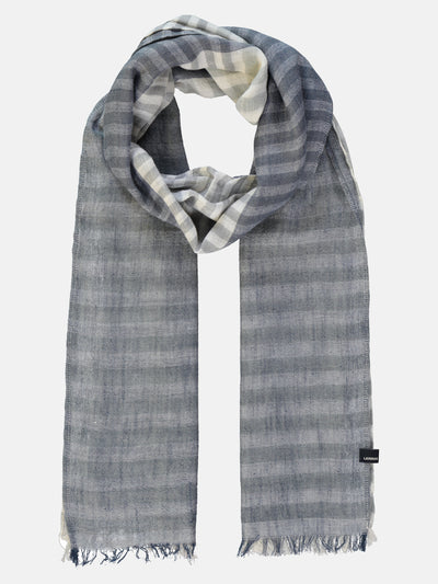 Scarf, narrow and wide striped
