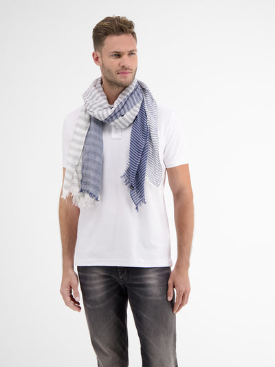 Scarf, narrow and wide striped