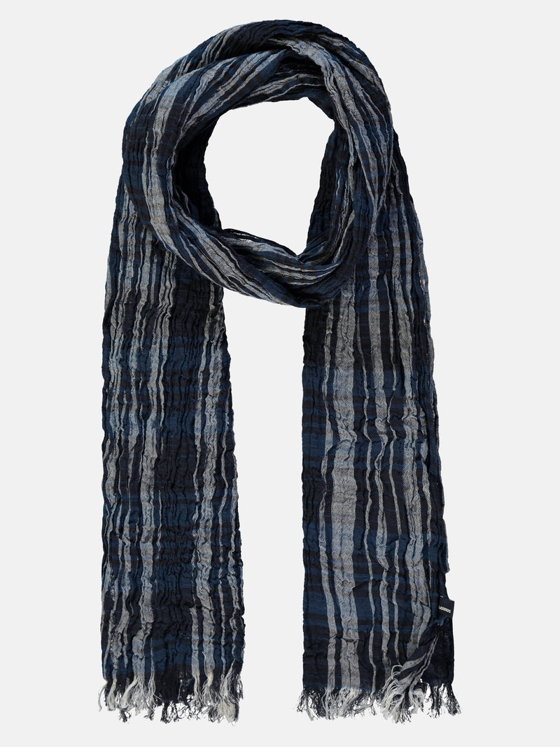 Schal mit Stripe-Check-Muster - LERROS