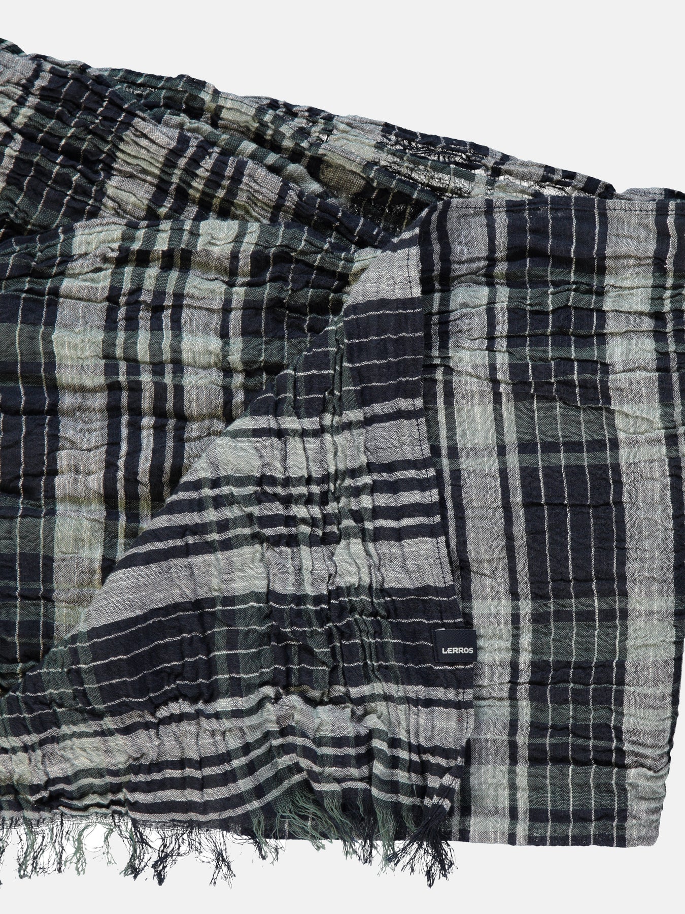 Schal mit Stripe-Check-Muster – LERROS SHOP