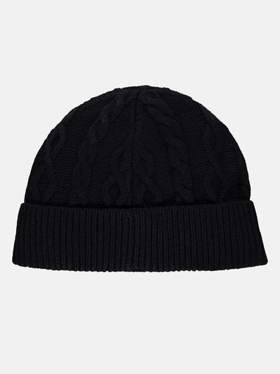 Cable knit hat