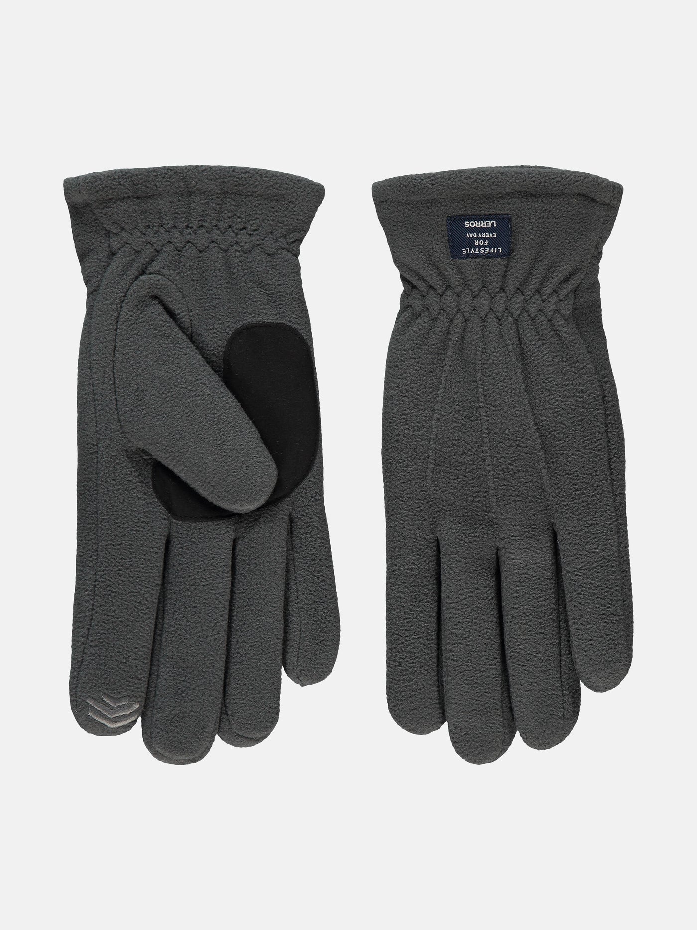 Fleece glove, plain colour