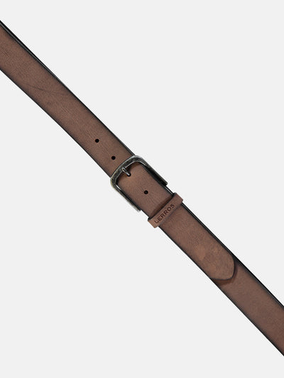 Leather belt, shaded look