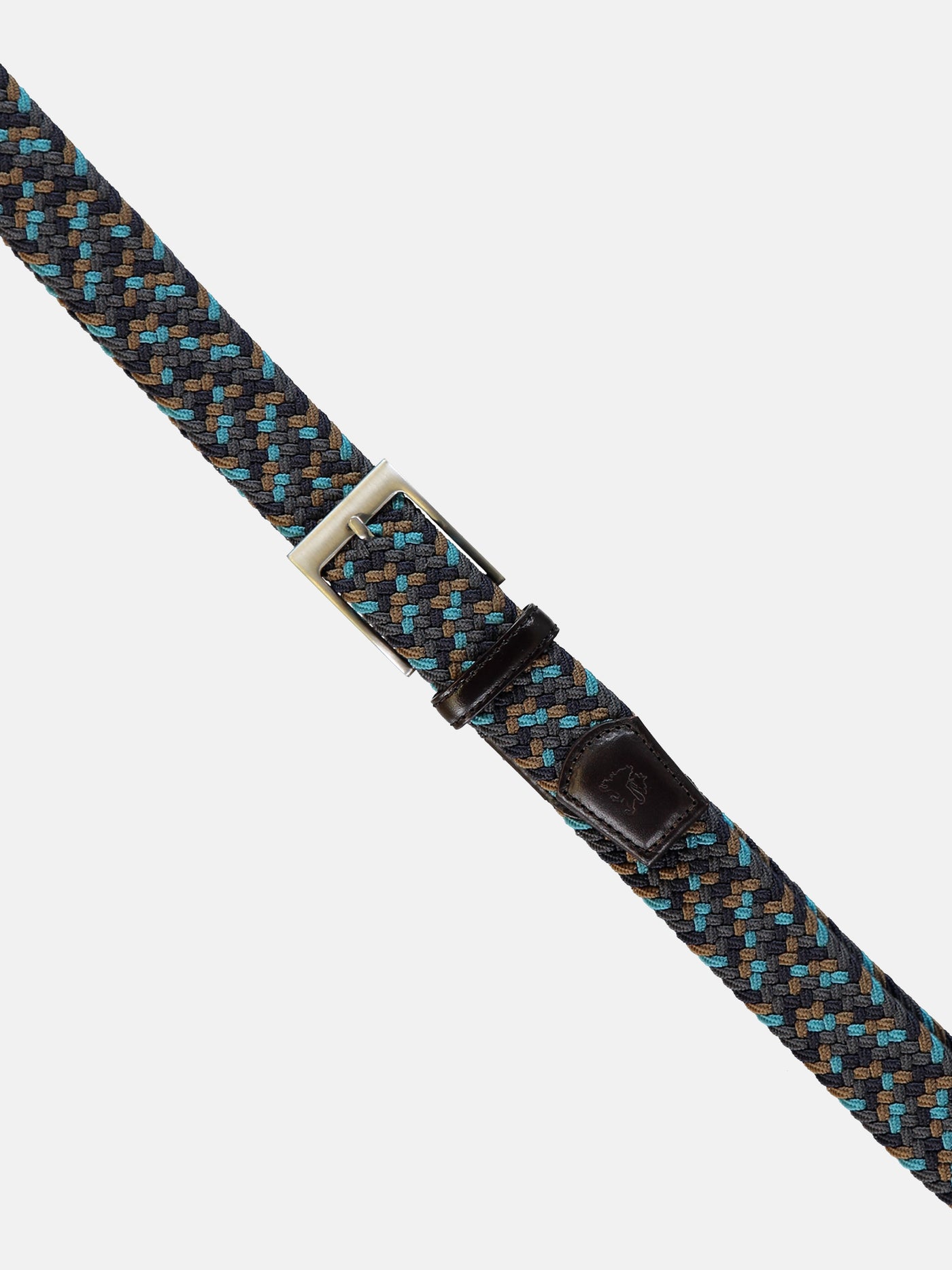Braided belt, multicolor