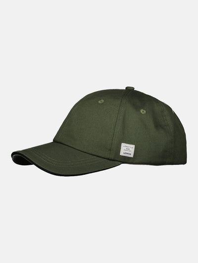 Baseball cap, uni with contrasting inlay
